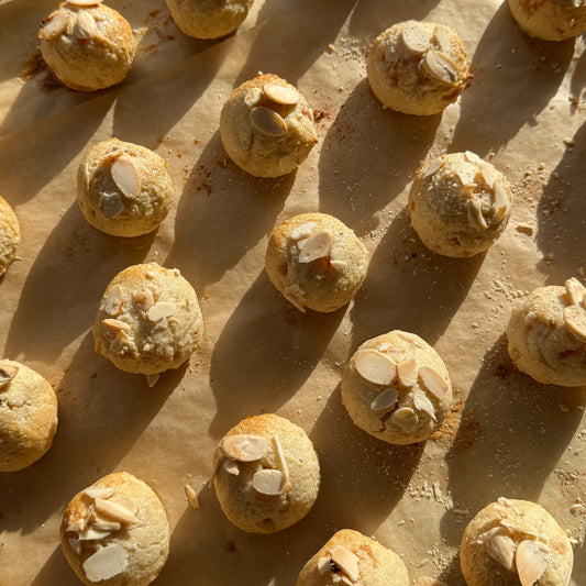 Almond flake biscotti